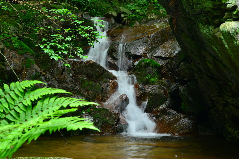 西塞国森林公园宰金坪瀑布